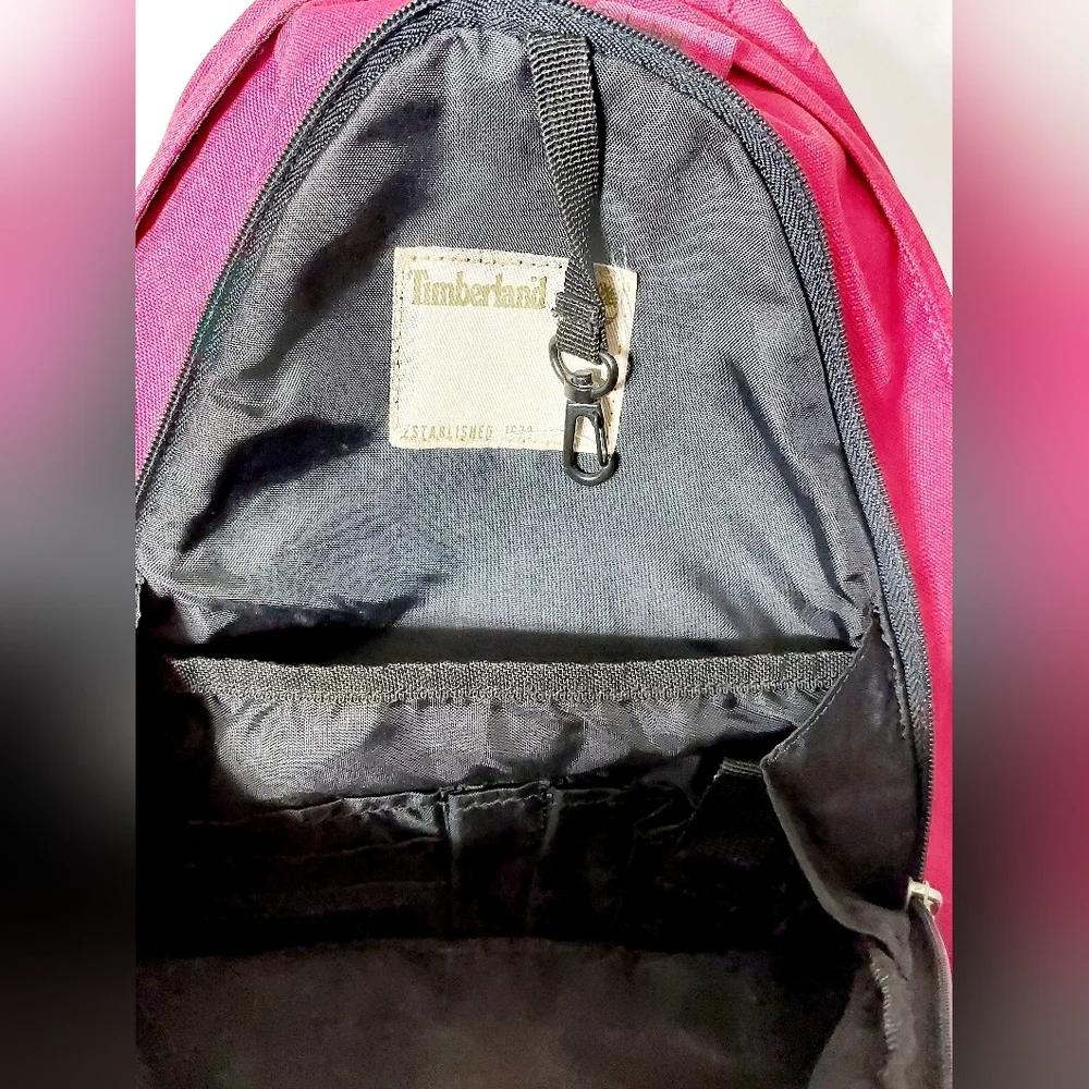 Timberland Red Sling‎ Backpack Crossbody Bag Single Strap School Travel Unisex